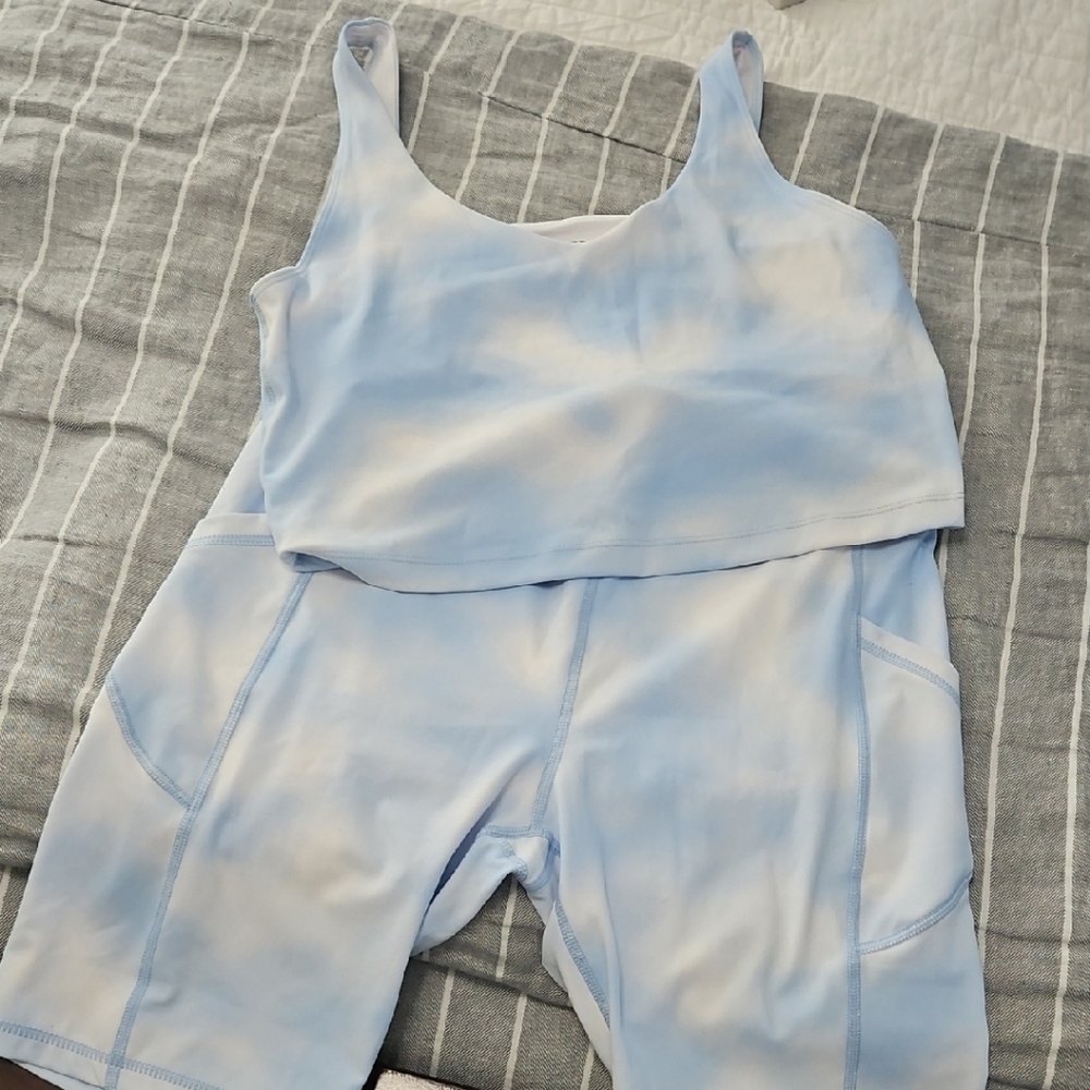 GB Girls Light Blue Tie-Dye Set